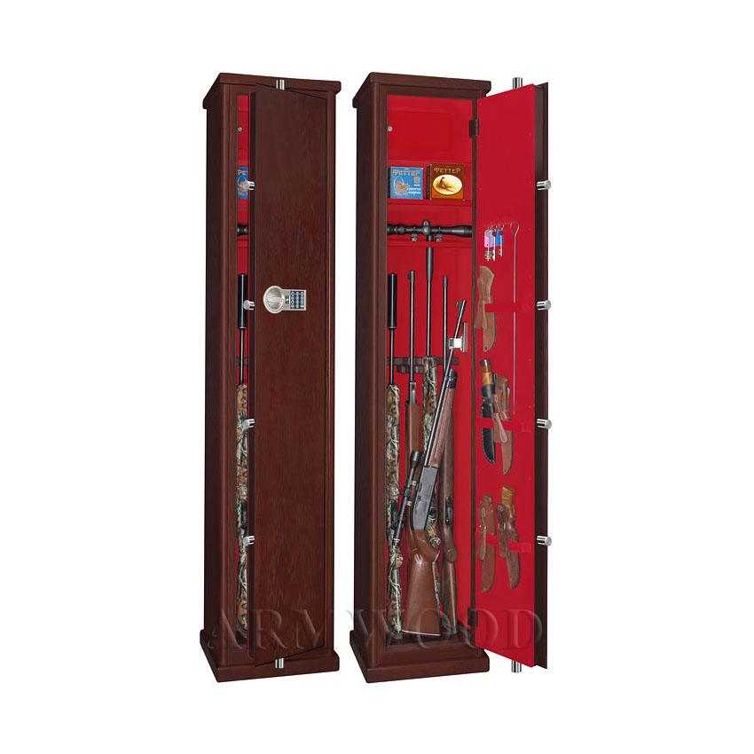 Сейф для оружия в дереве Armwood-96 NNP EL Flock