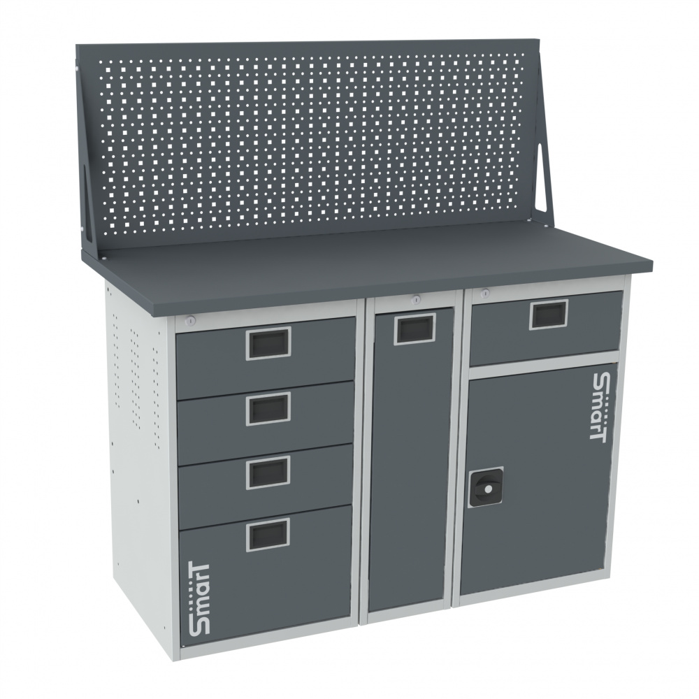 Верстак слесарный SMART 1280.4.P.1-1.d