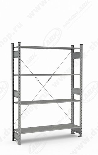 Стеллаж полочный СТ-031 2067x1066x400 (нагрузка до 300 кг - 4 полки)