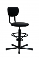 Кресло на винтовой опоре с усиленной опорой для ног