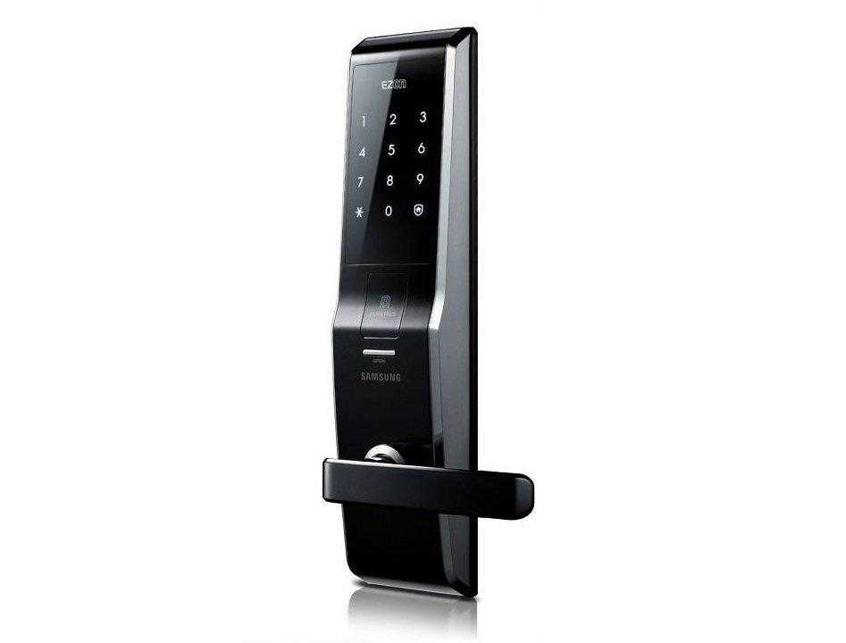 Врезной биометрический замок Samsung SHS-H705 FBK/EN